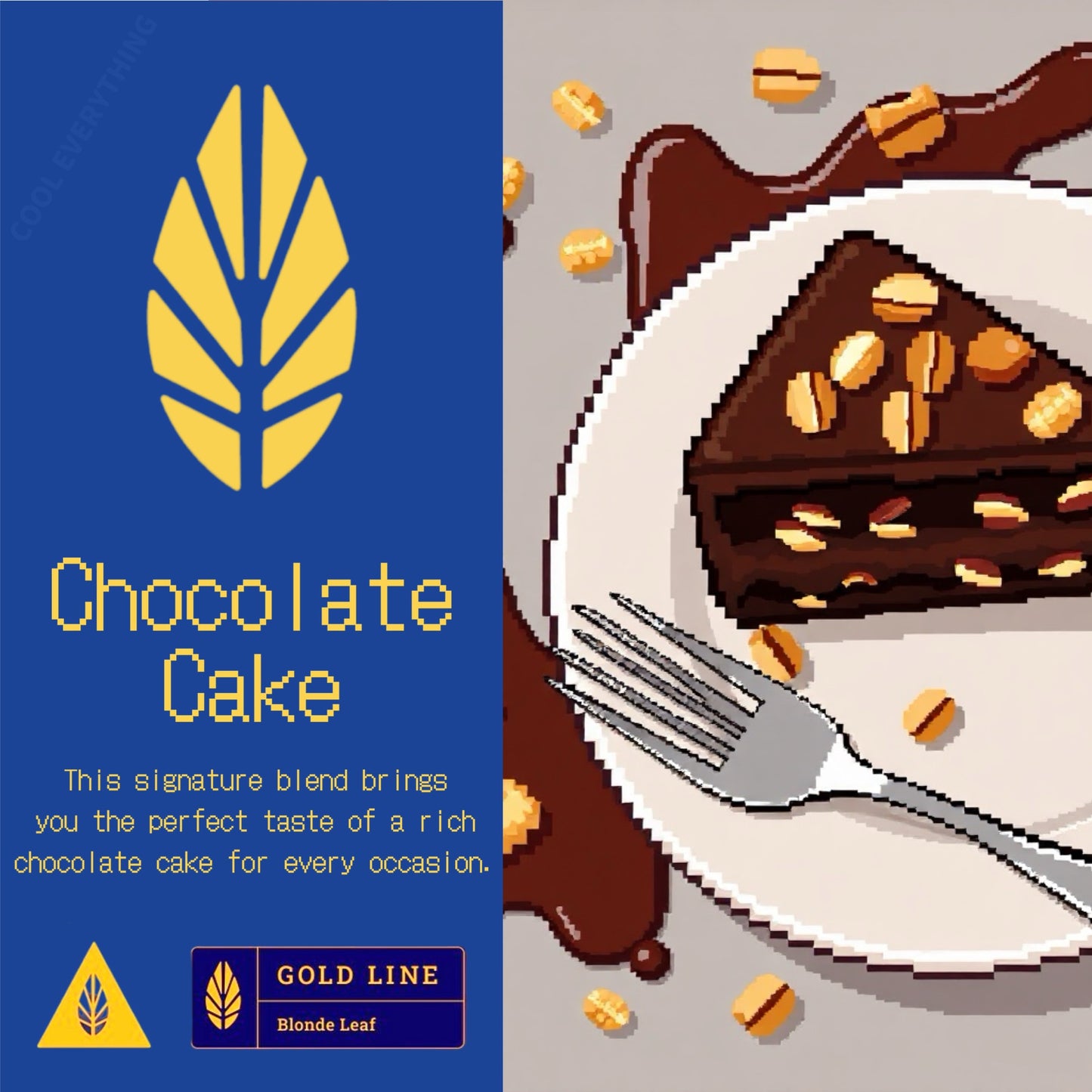 Chocolate Cake / Gold Line