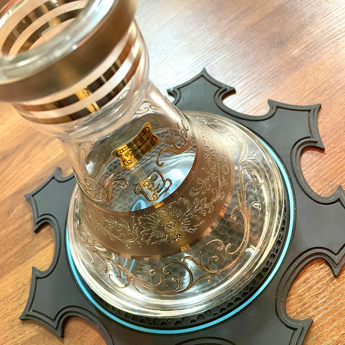 REGAL HOOKAH Pawn Cavalier Brown × EGERMMANN BRAZIL Cosmo Platinum Clear