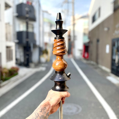 REGAL HOOKAH Pawn Cavalier Brown × EGERMMANN BRAZIL Cosmo Platinum Clear