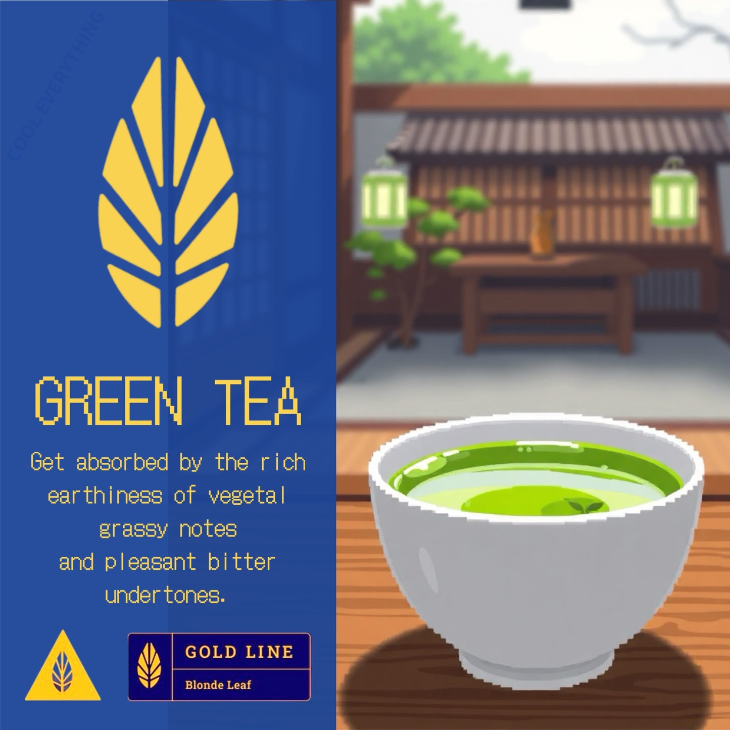 Green Tea / Gold Line