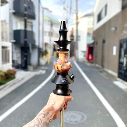 Regal Hookah Pawn Epoxy Wood Purple × Egermman Brazil Cosmo Purple