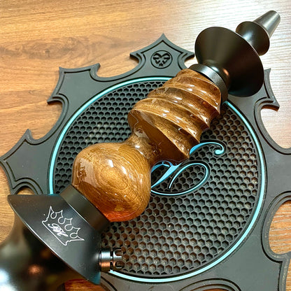 REGAL HOOKAH Pawn Cavalier Brown × EGERMMANN BRAZIL Cosmo Platinum Clear