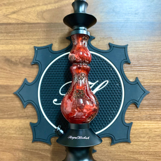 REGAL HOOKAH Bishop Epoxy Red