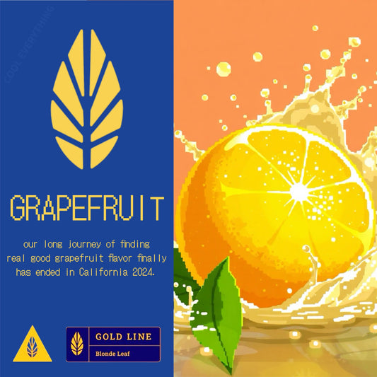 Grapefruit / Gold Line