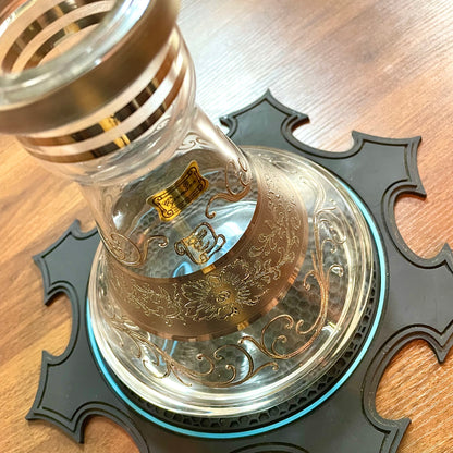 REGAL HOOKAH Pawn Cavalier Brown × EGERMMANN BRAZIL Cosmo Platinum Clear