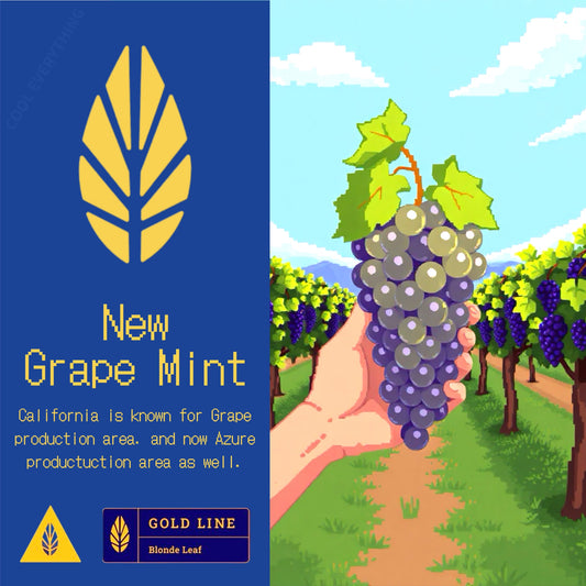 New Grape Mint / Gold Line