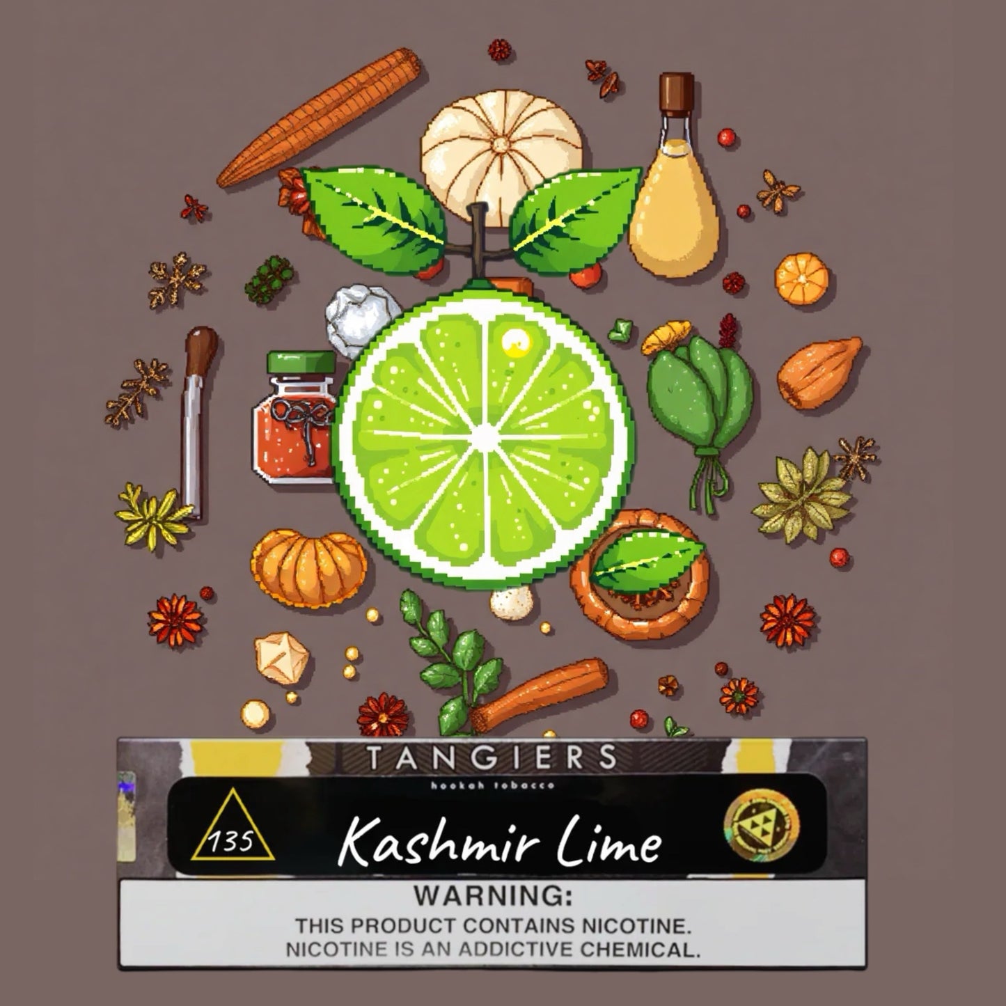 Kashmir Lime / Noir