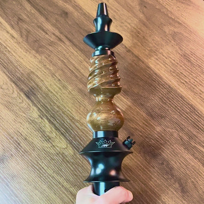 REGAL HOOKAH Pawn Cavalier Brown × EGERMMANN BRAZIL Cosmo Platinum Clear